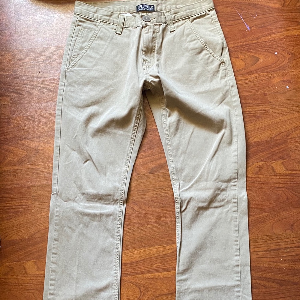 Free World khaki jeans